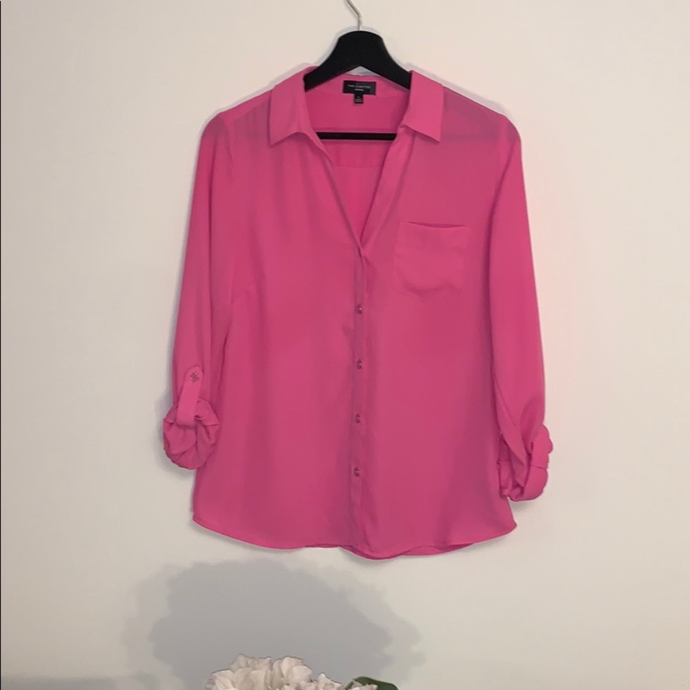 The Limited Ashton pink blouse